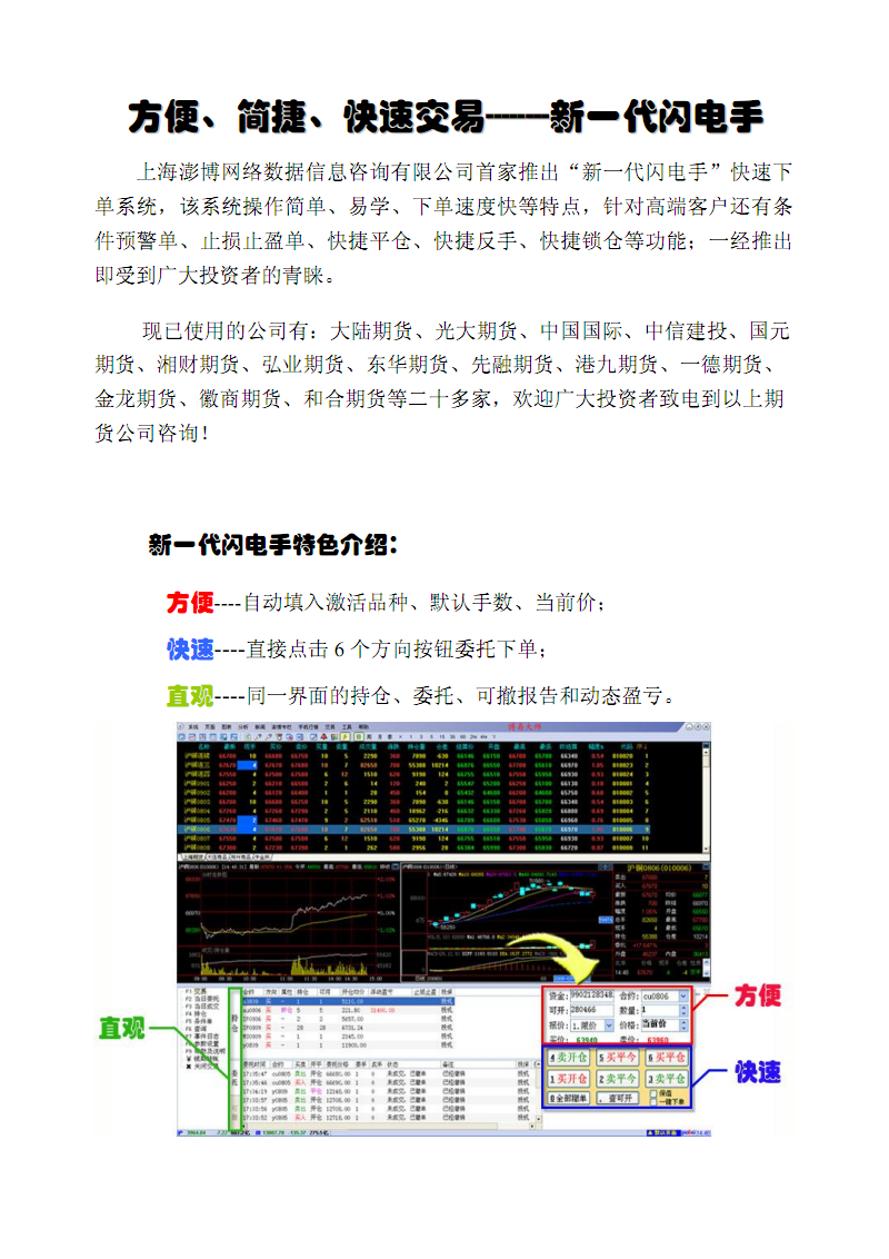 快速交易系统(迅捷多样智能便捷迅投投资交易系统)